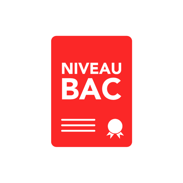 Niveau requis : Bac - Niveau Bac ou équivalent